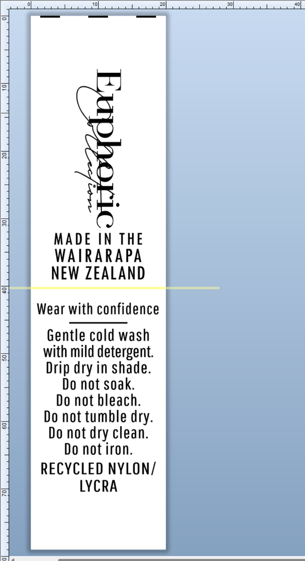 CUSTOM LABELS / Natasha Overend