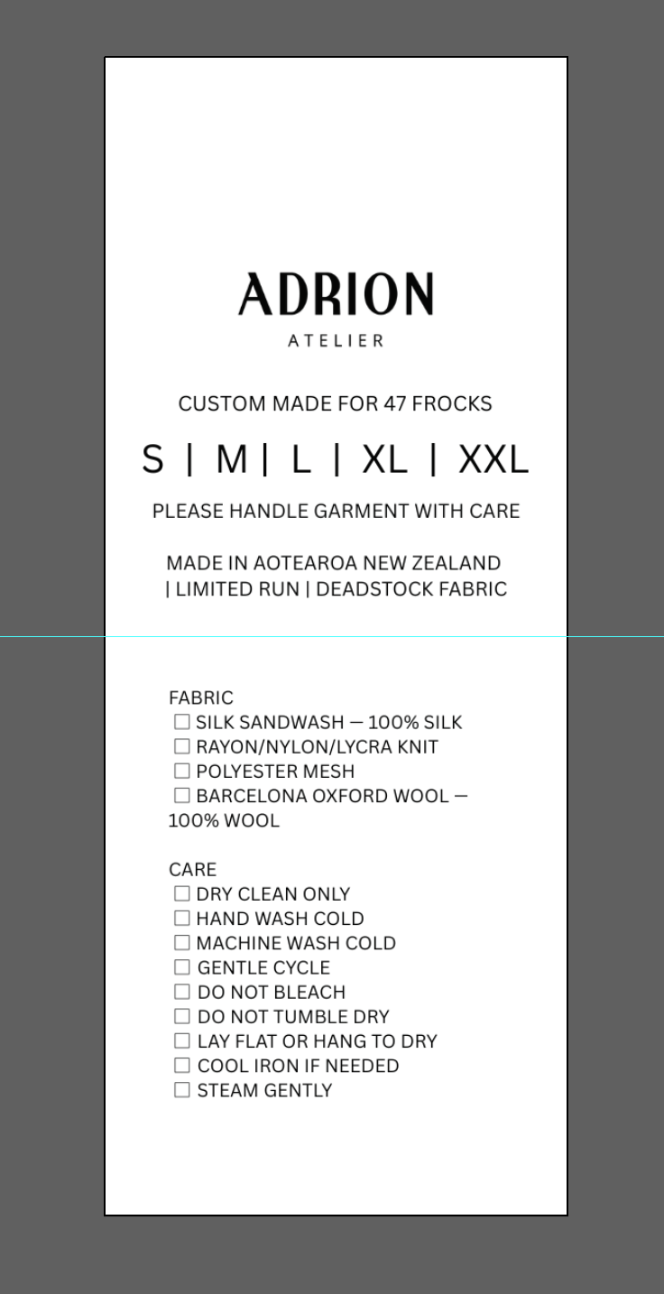 CUSTOM LABELS / Adrian Wiliams