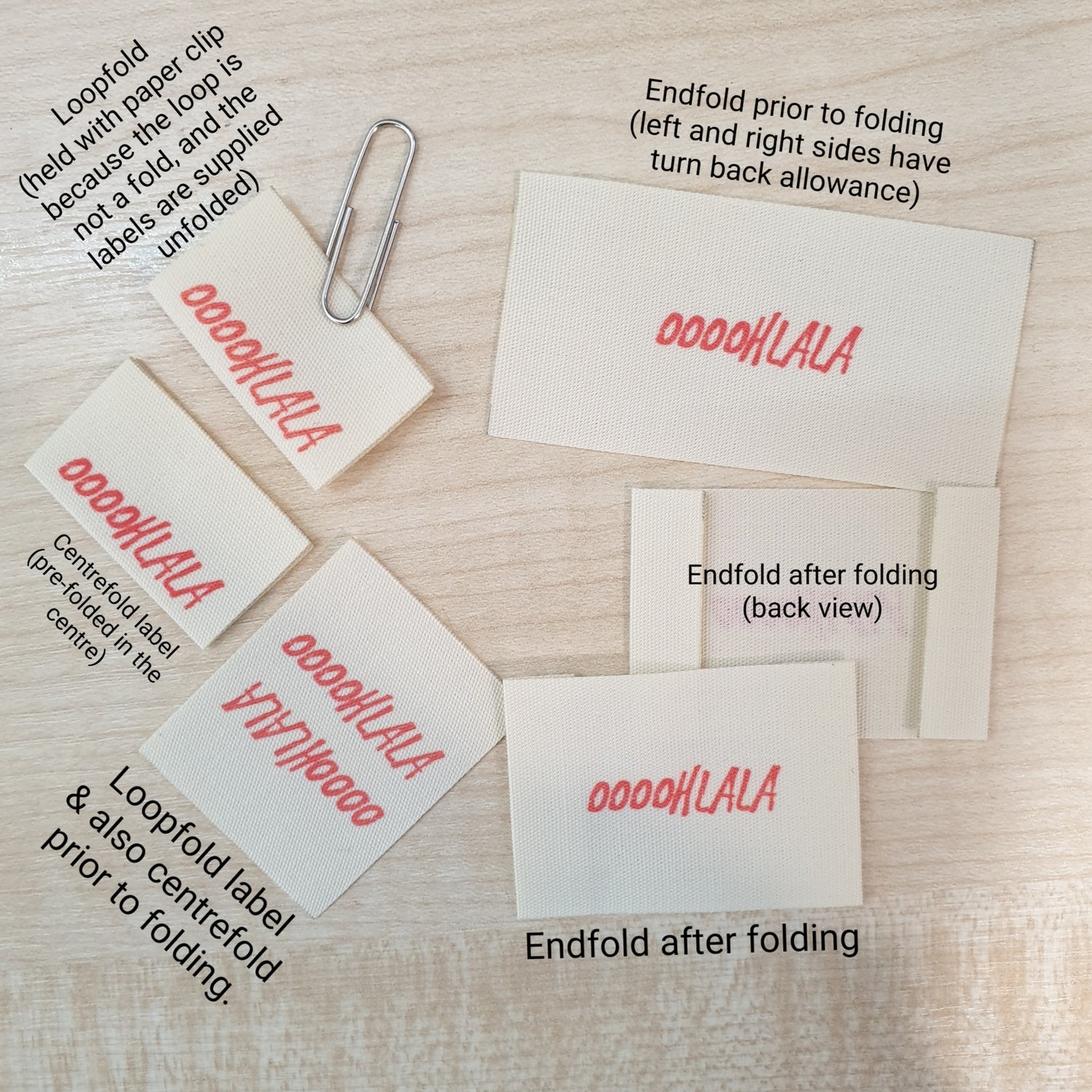 Workroom Labels by Shelley & Co. - Custom Fabric Labels for Clothing