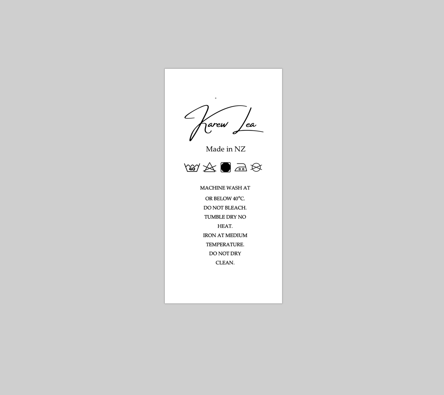 CUSTOM LABELS / Karen Forster