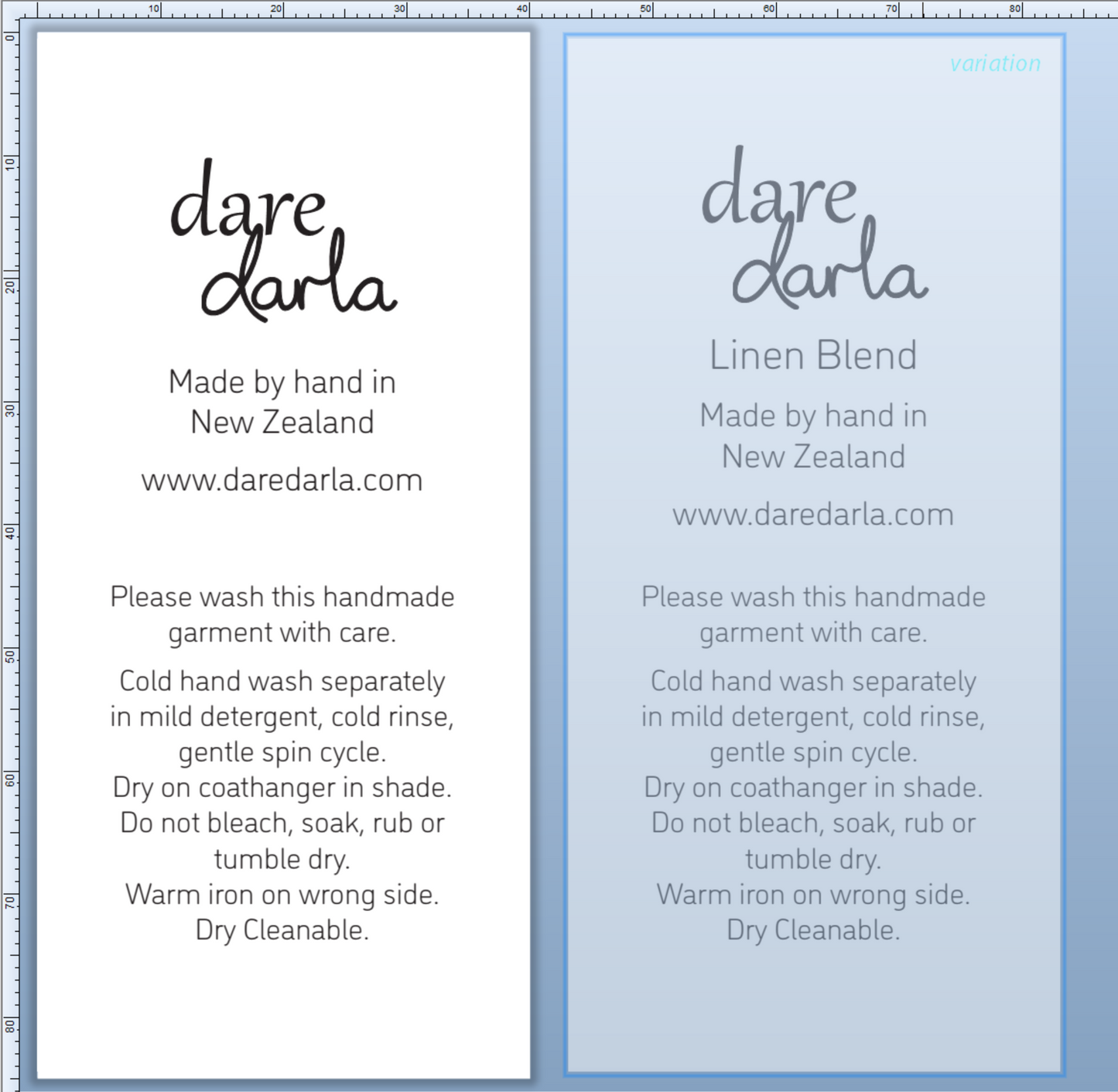 CUSTOM LABELS / Darla Clements