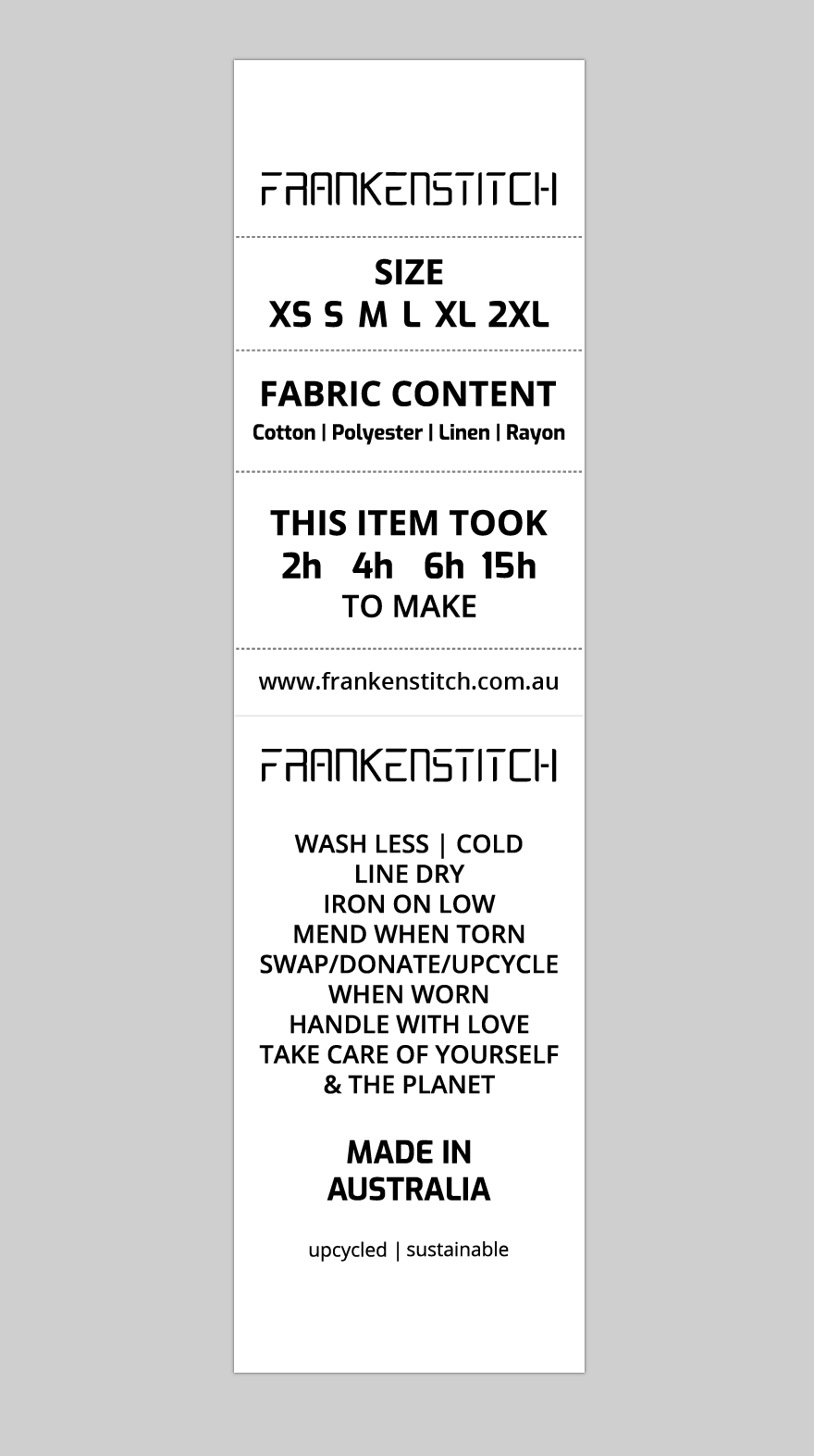CUSTOM LABELS / Gina Sinclair