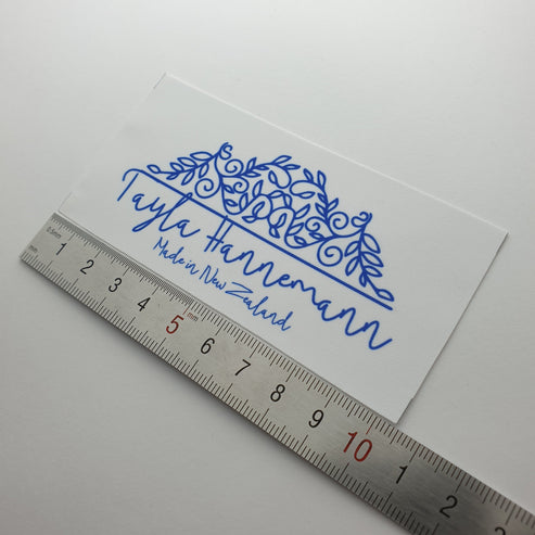 Soft twill / 50mm / XL - Long label measuring between 85-120mm per label