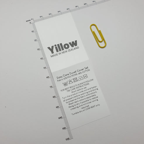 40mm / XL - Between 85-120mm per label (43-60mm folded height)