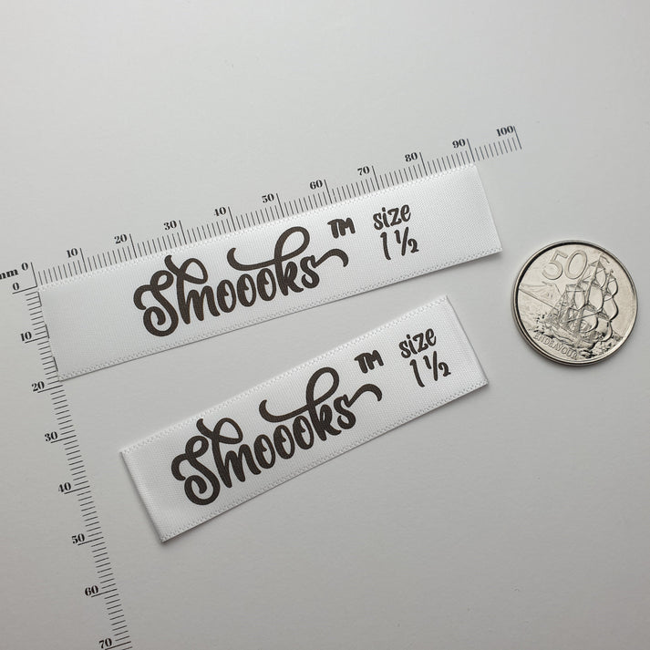 White Satin / 45mm / REGULAR - Up to 66mm after folding (+9mm each end folded under)