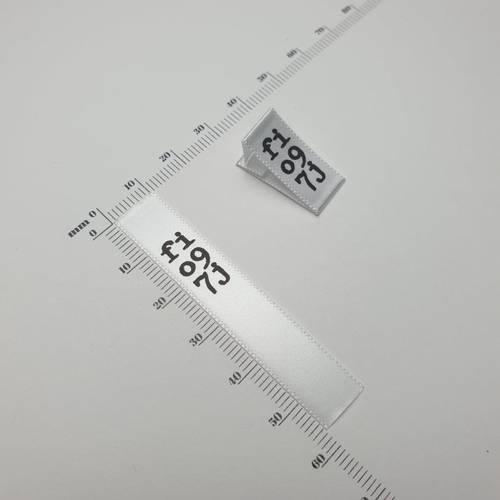 White Satin / 10mm / REGULAR - Up to 33mm folded height (45-84mm unfolded length)