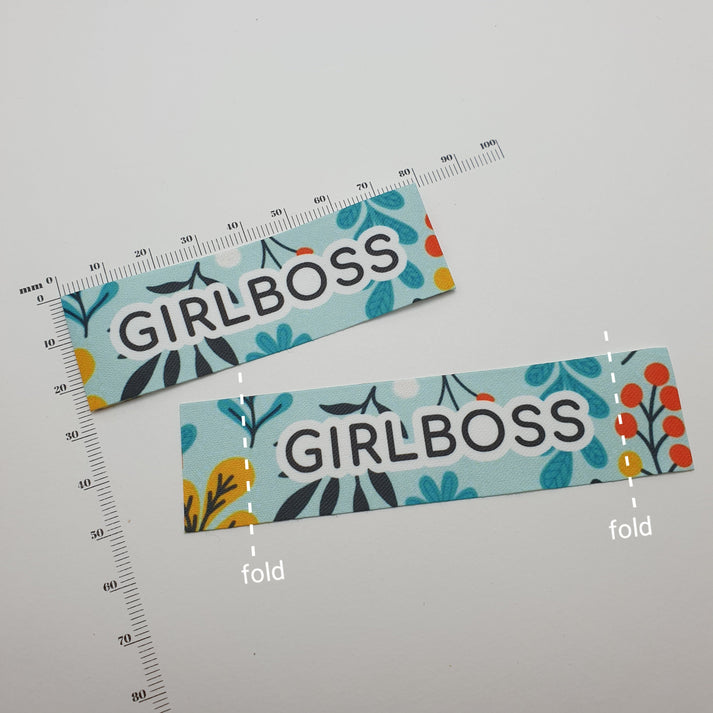 Soft twill / 25mm / LONG - Between 67-102mm after folding (+9mm each end folded under)