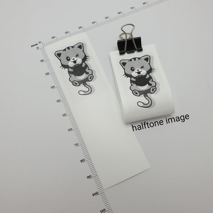 White Polytape / 30mm / XL - Between 85-120mm per label (43-60mm folded height)